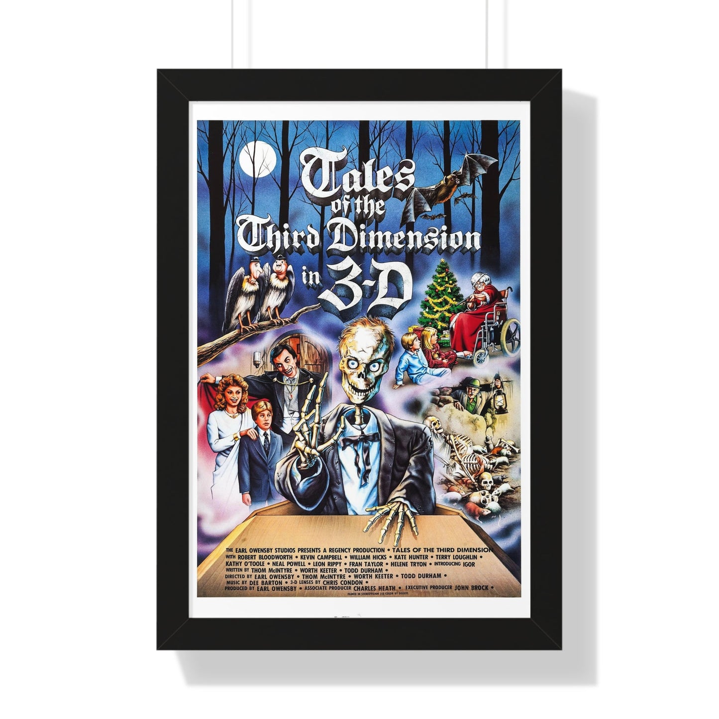 TALES OF THE THIRD DIMENSION 1984 - Framed Movie Poster-16″ x 24″-The Sticker Space