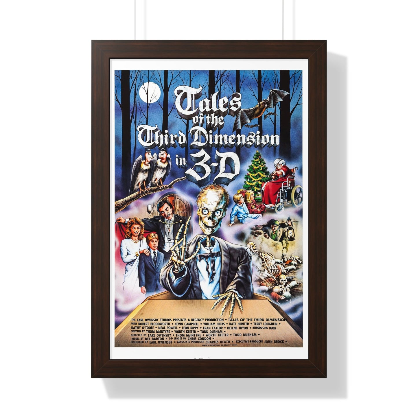 TALES OF THE THIRD DIMENSION 1984 - Framed Movie Poster-16″ x 24″-The Sticker Space