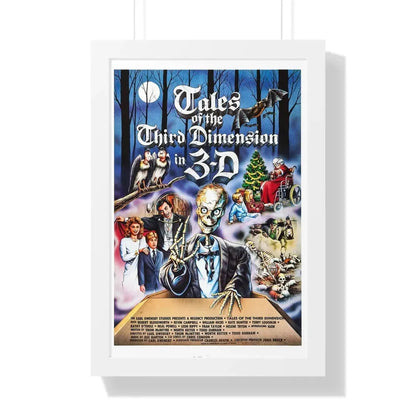 TALES OF THE THIRD DIMENSION 1984 - Framed Movie Poster 16″ x 24″ White - The Sticker Space