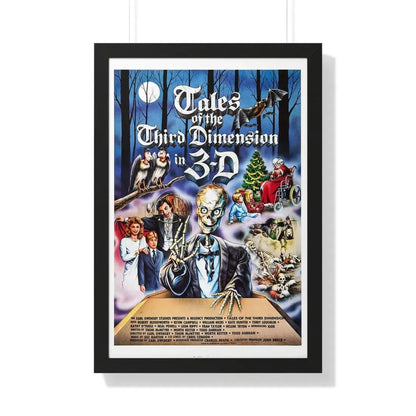 TALES OF THE THIRD DIMENSION 1984 - Framed Movie Poster 20" x 30" Black - The Sticker Space