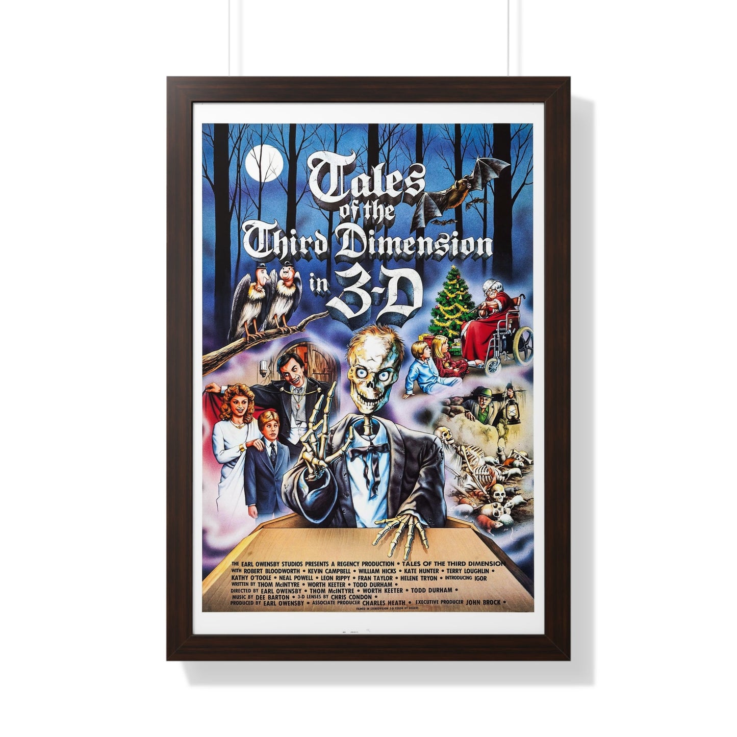 TALES OF THE THIRD DIMENSION 1984 - Framed Movie Poster-20" x 30"-The Sticker Space