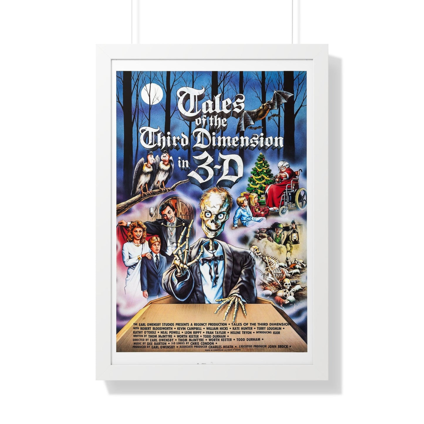 TALES OF THE THIRD DIMENSION 1984 - Framed Movie Poster-20" x 30"-The Sticker Space