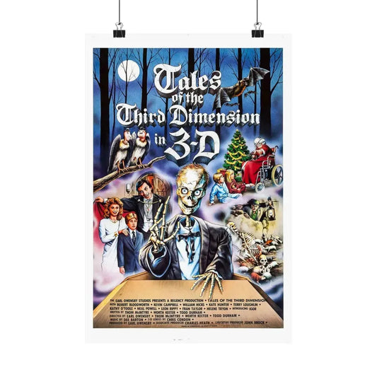 TALES OF THE THIRD DIMENSION 1984 - Paper Movie Poster 12″ x 18″ Matte - The Sticker Space