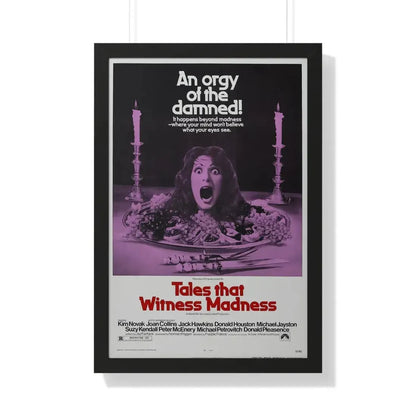 TALES THAT WITNESSED MADNESS 1973 - Framed Movie Poster 20" x 30" Black - The Sticker Space