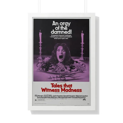 TALES THAT WITNESSED MADNESS 1973 - Framed Movie Poster 20" x 30" White - The Sticker Space