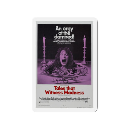 TALES THAT WITNESSED MADNESS 1973 Movie Poster - Refrigerator Magnet-2" x 2"-The Sticker Space