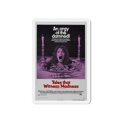 TALES THAT WITNESSED MADNESS 1973 Movie Poster - Refrigerator Magnet-3" x 3"-The Sticker Space