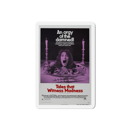 TALES THAT WITNESSED MADNESS 1973 Movie Poster - Refrigerator Magnet-6" × 6"-The Sticker Space