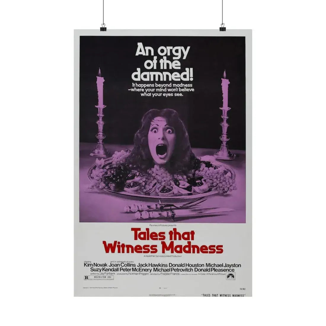TALES THAT WITNESSED MADNESS 1973 - Paper Movie Poster 20″ x 30″ Matte - The Sticker Space