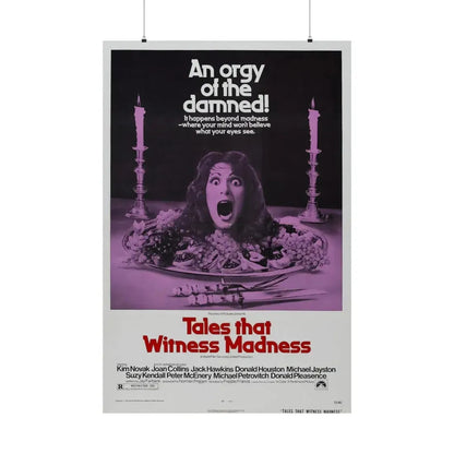 TALES THAT WITNESSED MADNESS 1973 - Paper Movie Poster 36" x 54" Matte - The Sticker Space