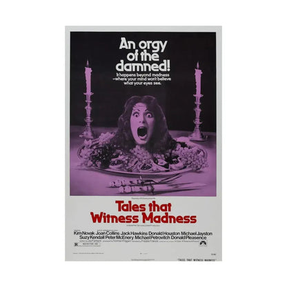 TALES THAT WITNESSED MADNESS 1973 - Paper Movie Poster - The Sticker Space