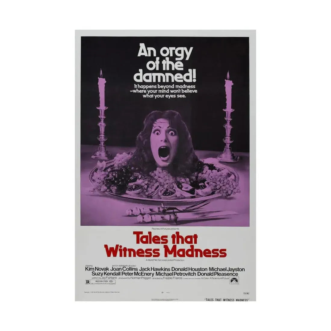 TALES THAT WITNESSED MADNESS 1973 - Paper Movie Poster - The Sticker Space