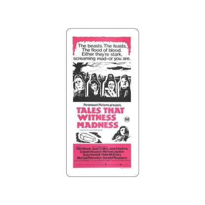 TALES THAT WITNESSED MADNESS (2) 1973 Movie Poster STICKER Vinyl Die-Cut Decal 2 Inch - The Sticker Space