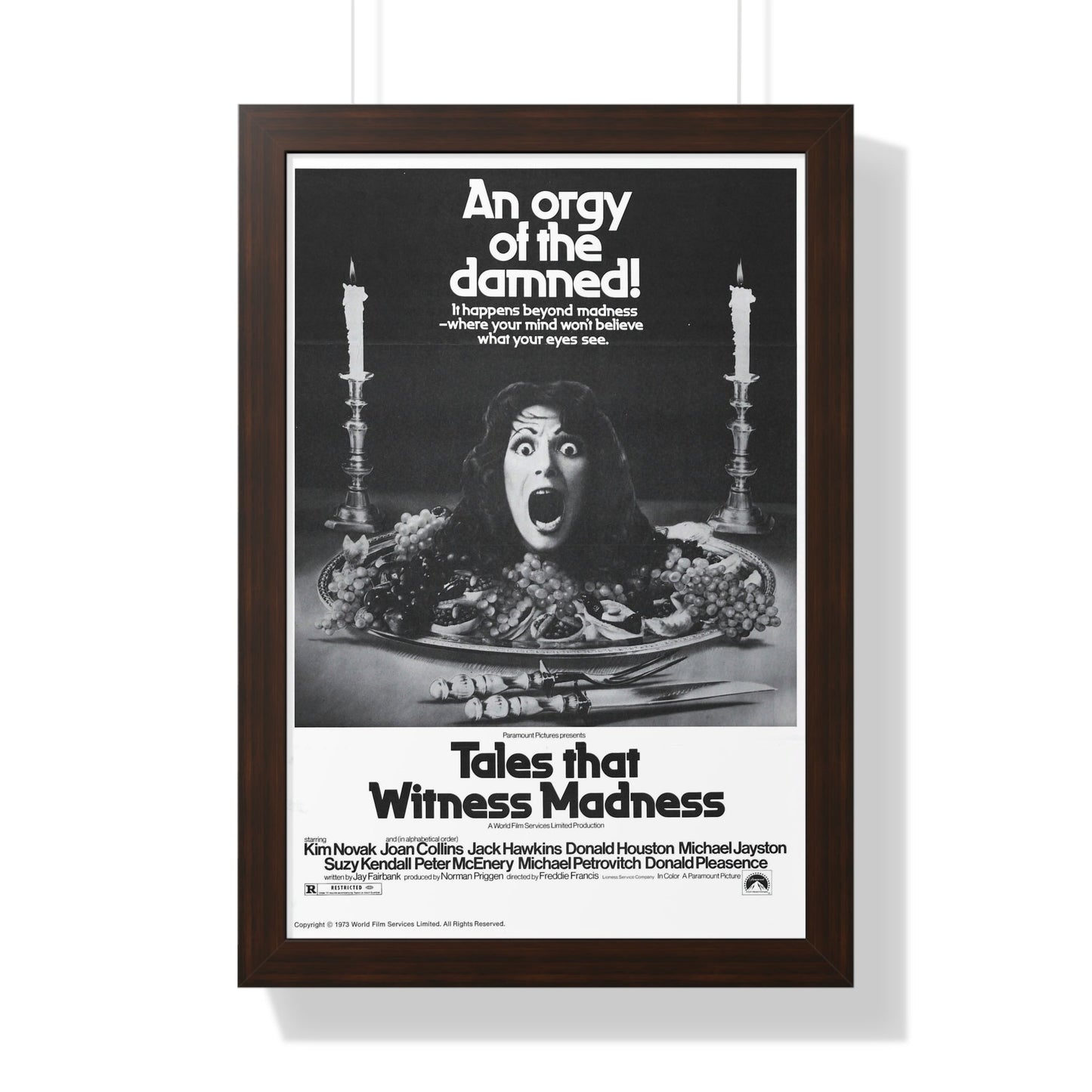 TALES THAT WITNESSED MADNESS (3) 1973 - Framed Movie Poster-16″ x 24″-The Sticker Space