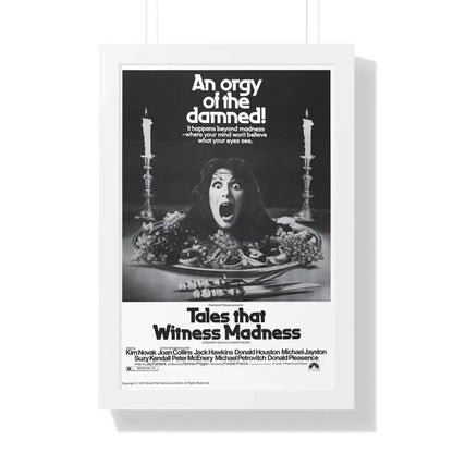 TALES THAT WITNESSED MADNESS (3) 1973 - Framed Movie Poster 16″ x 24″ White - The Sticker Space