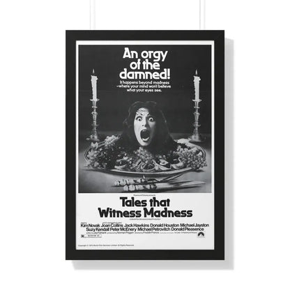 TALES THAT WITNESSED MADNESS (3) 1973 - Framed Movie Poster 20" x 30" Black - The Sticker Space