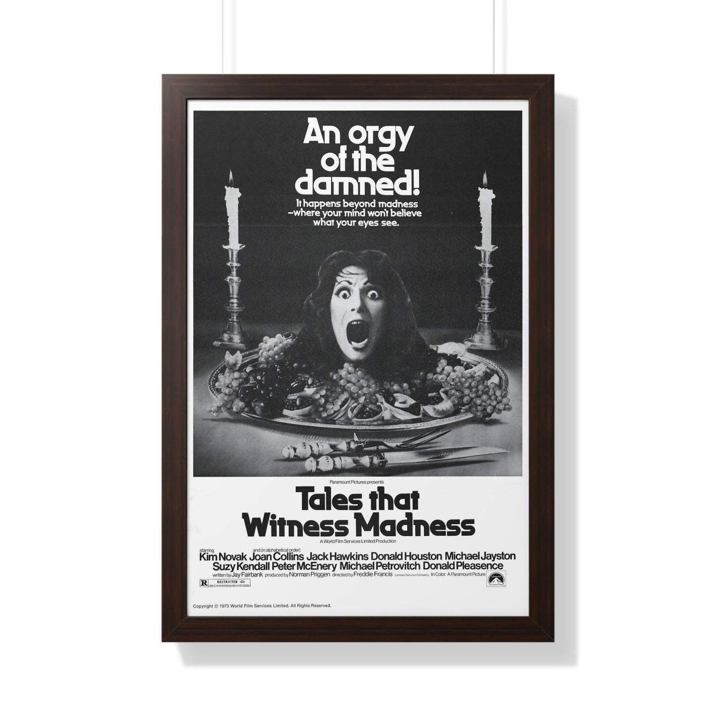 TALES THAT WITNESSED MADNESS (3) 1973 - Framed Movie Poster-20" x 30"-The Sticker Space