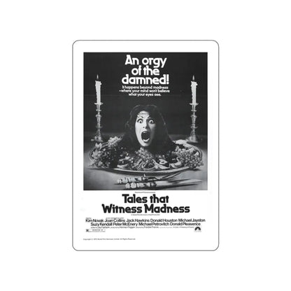 TALES THAT WITNESSED MADNESS (3) 1973 Movie Poster STICKER Vinyl Die-Cut Decal 4 Inch - The Sticker Space