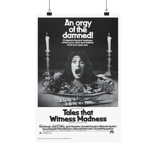 TALES THAT WITNESSED MADNESS (3) 1973 - Paper Movie Poster 12″ x 18″ Matte - The Sticker Space