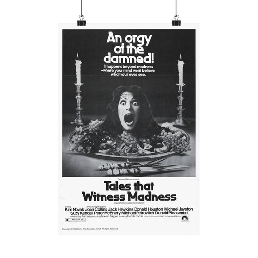 TALES THAT WITNESSED MADNESS (3) 1973 - Paper Movie Poster-12″ x 18″-The Sticker Space