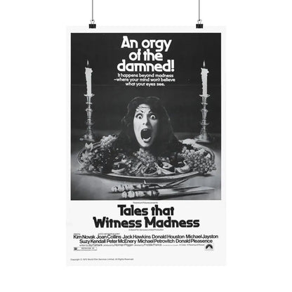 TALES THAT WITNESSED MADNESS (3) 1973 - Paper Movie Poster 16″ x 24″ Matte - The Sticker Space