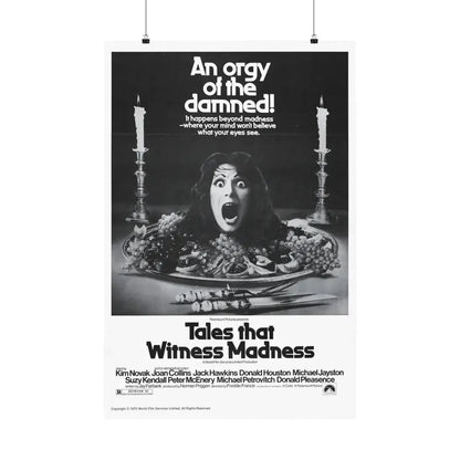 TALES THAT WITNESSED MADNESS (3) 1973 - Paper Movie Poster 24″ x 36″ Matte - The Sticker Space