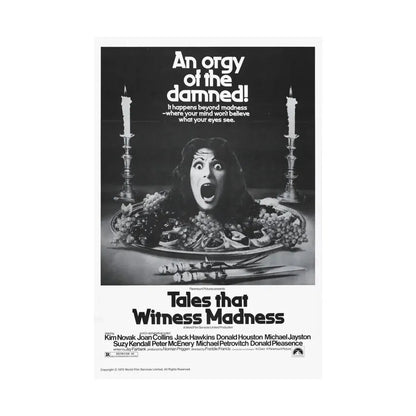 TALES THAT WITNESSED MADNESS (3) 1973 - Paper Movie Poster - The Sticker Space