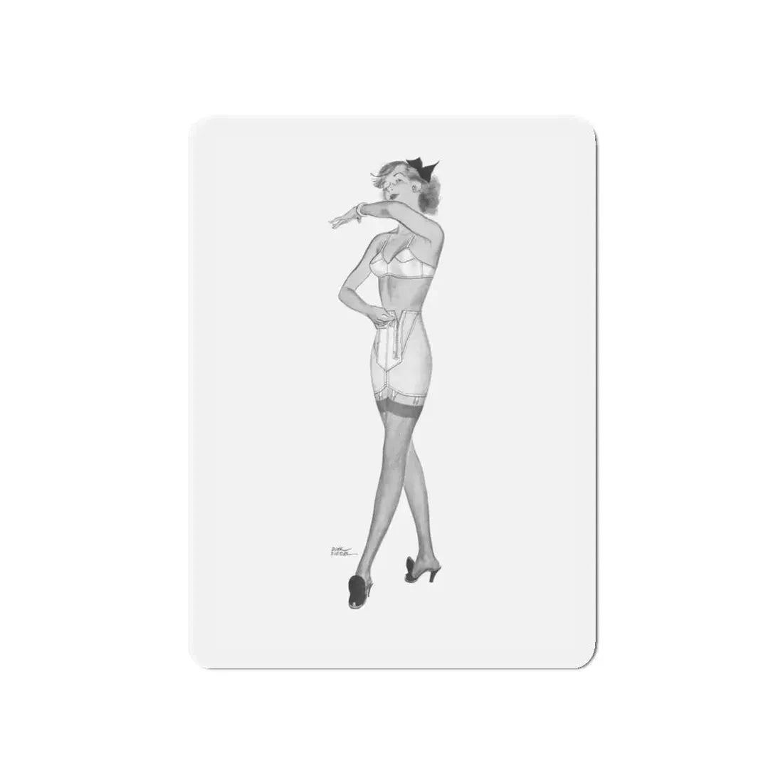 Talon advertisement, 1942 (Magazine Illustration) Refrigerator Magnet 5 Inch Die-Cut - The Sticker Space