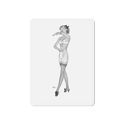 Talon advertisement, 1942 (Magazine Illustration) Refrigerator Magnet-5" x 5"-The Sticker Space