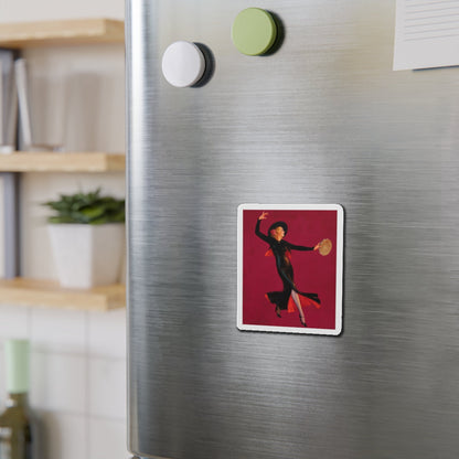 Tambourine Dancer, 1937 (Magazine Illustration) Refrigerator Magnet-The Sticker Space