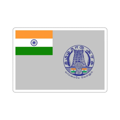 Tamil Nadu Flag (India) STICKER Vinyl Die-Cut Decal 4 Inch - The Sticker Space