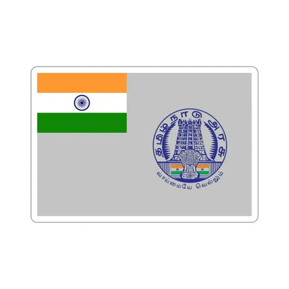 Tamil Nadu Flag (India) STICKER Vinyl Die-Cut Decal 5 Inch - The Sticker Space