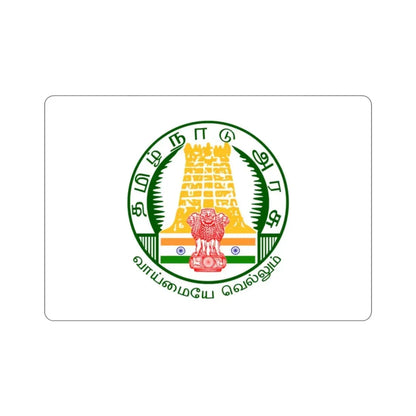 Tamil Nadu v2 Flag (India) STICKER Vinyl Die-Cut Decal 2 Inch - The Sticker Space