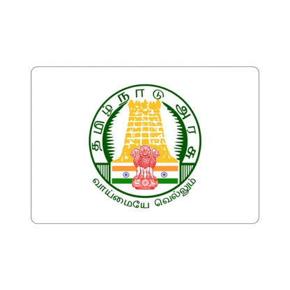 Tamil Nadu v2 Flag (India) STICKER Vinyl Die-Cut Decal 2 Inch - The Sticker Space