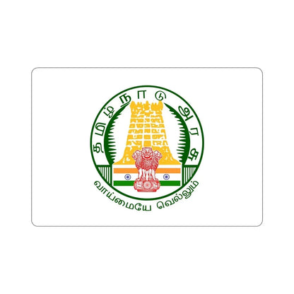 Tamil Nadu v2 Flag (India) STICKER Vinyl Die-Cut Decal 6 Inch - The Sticker Space