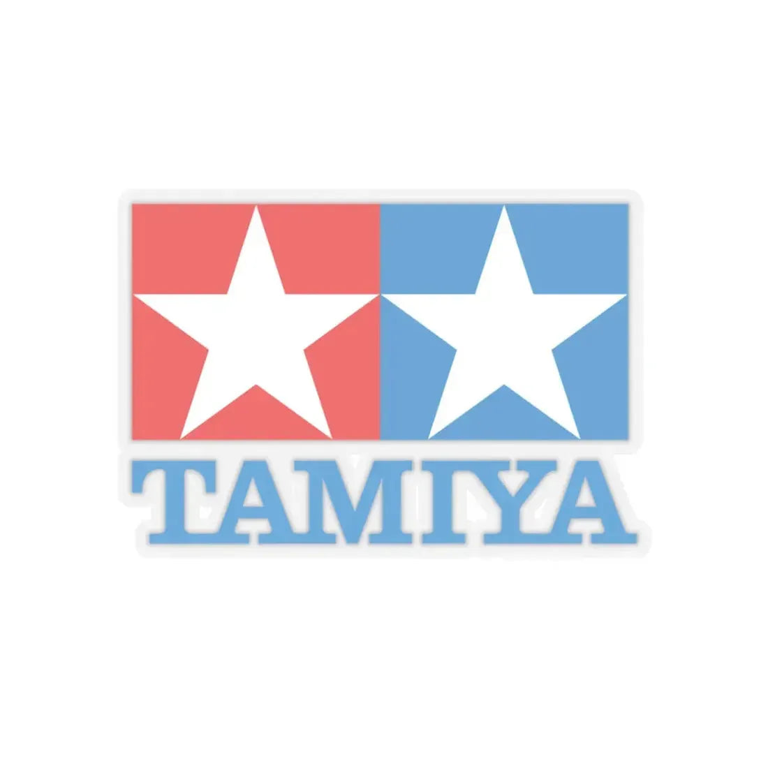 Tamiya Incorporated (Logo) STICKER Vinyl Kiss-Cut Decal 3 Inch Transparent - The Sticker Space