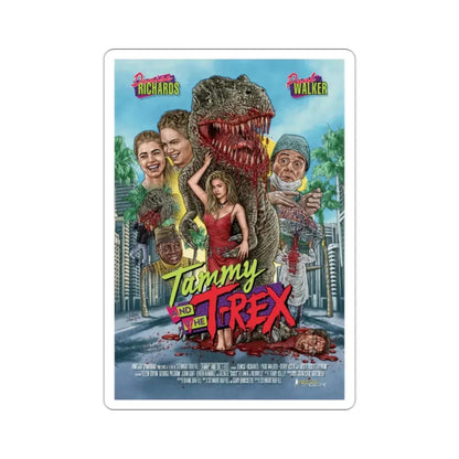 Tammy and the T Rex 1994 Movie Poster STICKER Vinyl Die-Cut Decal 2 Inch - The Sticker Space