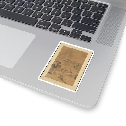 Tang Dai - Landscape after Zhang Sengyu - dated 1779 v1 - STICKER Vinyl Kiss-Cut Decal