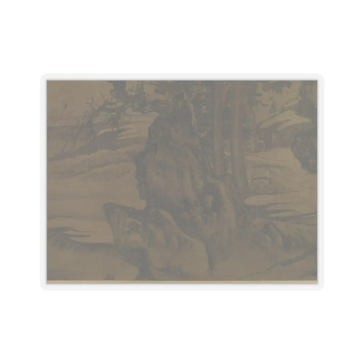 Tang Di - Landscape after a poem by Wang Wei - 1323 v4 - STICKER Vinyl Kiss-Cut Decal