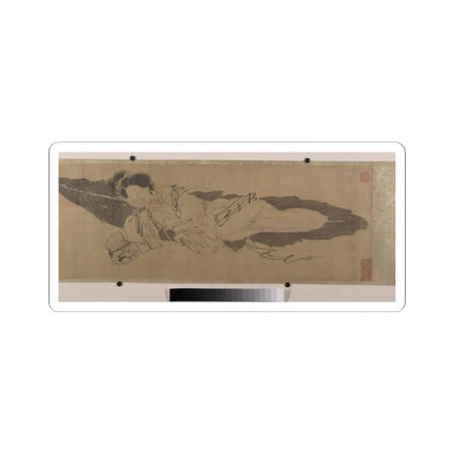 Tang Yin - Beauty Sleeping on a Banana Leaf - unknown v1 - STICKER Vinyl Kiss-Cut Decal