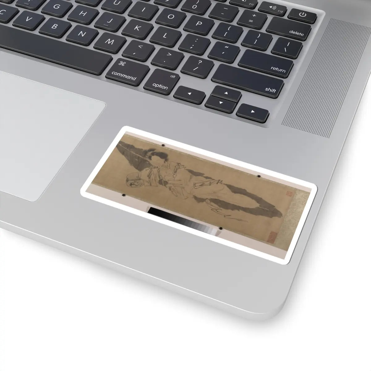 Tang Yin - Beauty Sleeping on a Banana Leaf - unknown v6 - STICKER Vinyl Kiss-Cut Decal