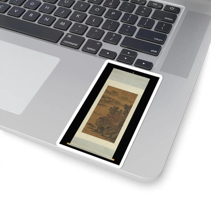 Tang Yin - Landscape for Zhao Yipeng - late 15th–early 16th century v2 - STICKER Vinyl Kiss-Cut Decal
