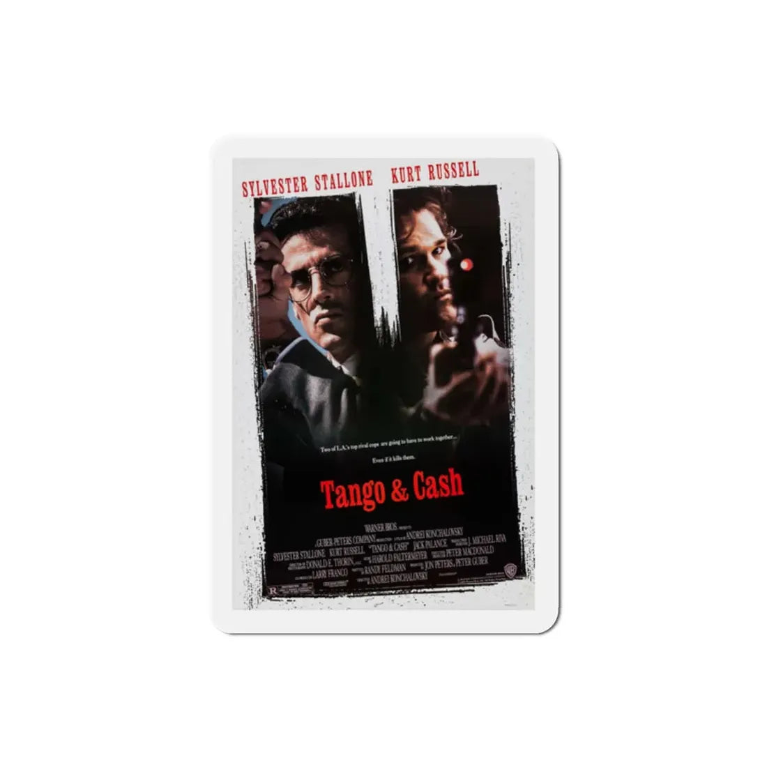 Tango & Cash 1989 Movie Poster Refrigerator Magnet 2 Inch - The Sticker Space