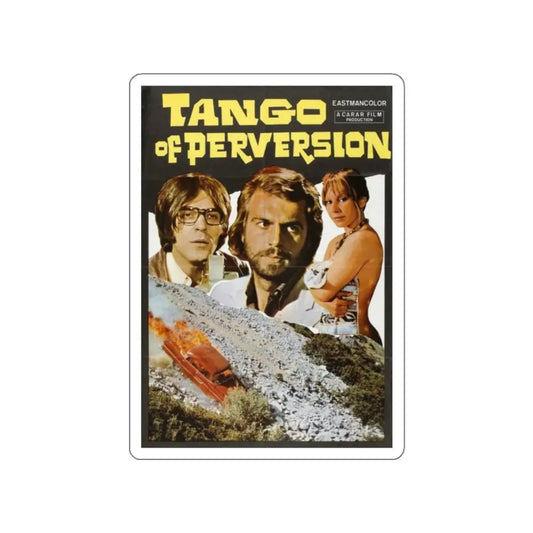 TANGO OF PERVERSION 1973 Movie Poster STICKER Vinyl Die-Cut Decal 2 Inch - The Sticker Space