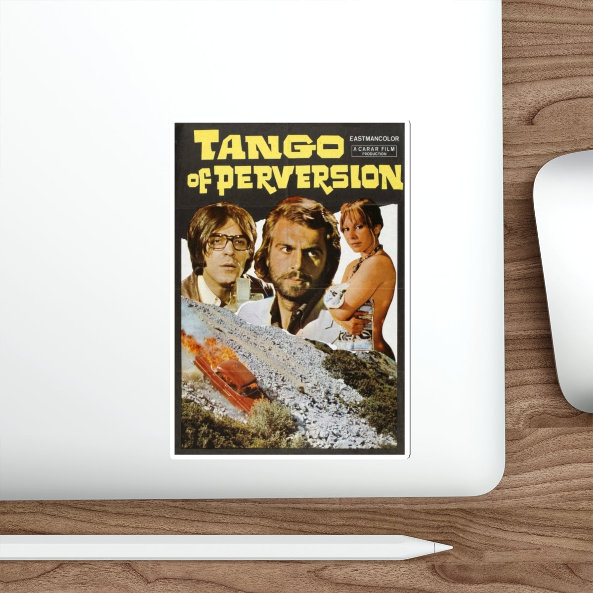 TANGO OF PERVERSION 1973 Movie Poster STICKER Vinyl Die-Cut Decal-The Sticker Space