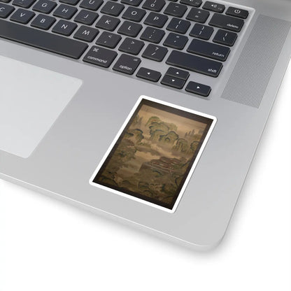 Tani Bunchō - Palace Landscape - early 19th century v1 - STICKER Vinyl Kiss-Cut Decal
