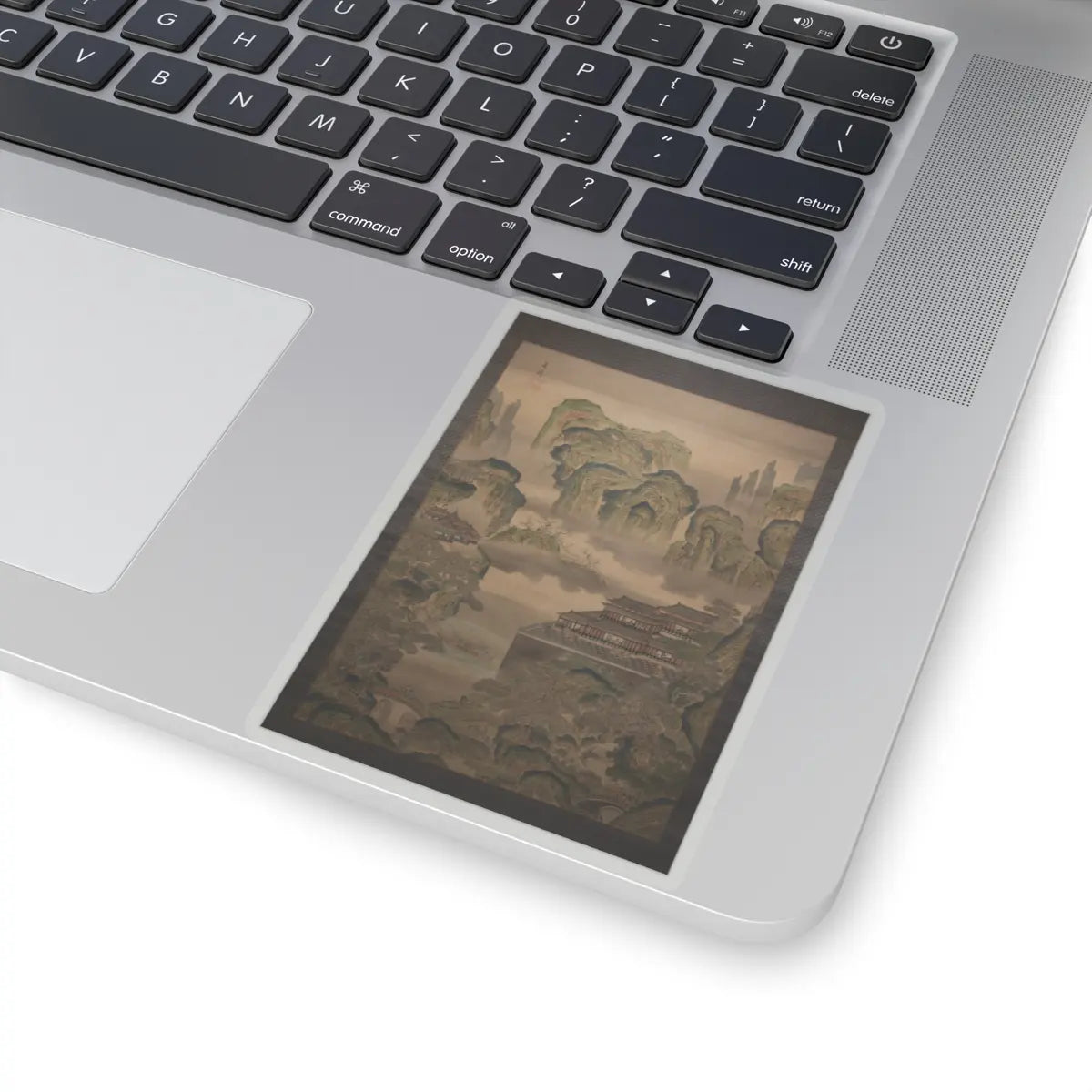 Tani Bunchō - Palace Landscape - early 19th century v1 - STICKER Vinyl Kiss-Cut Decal