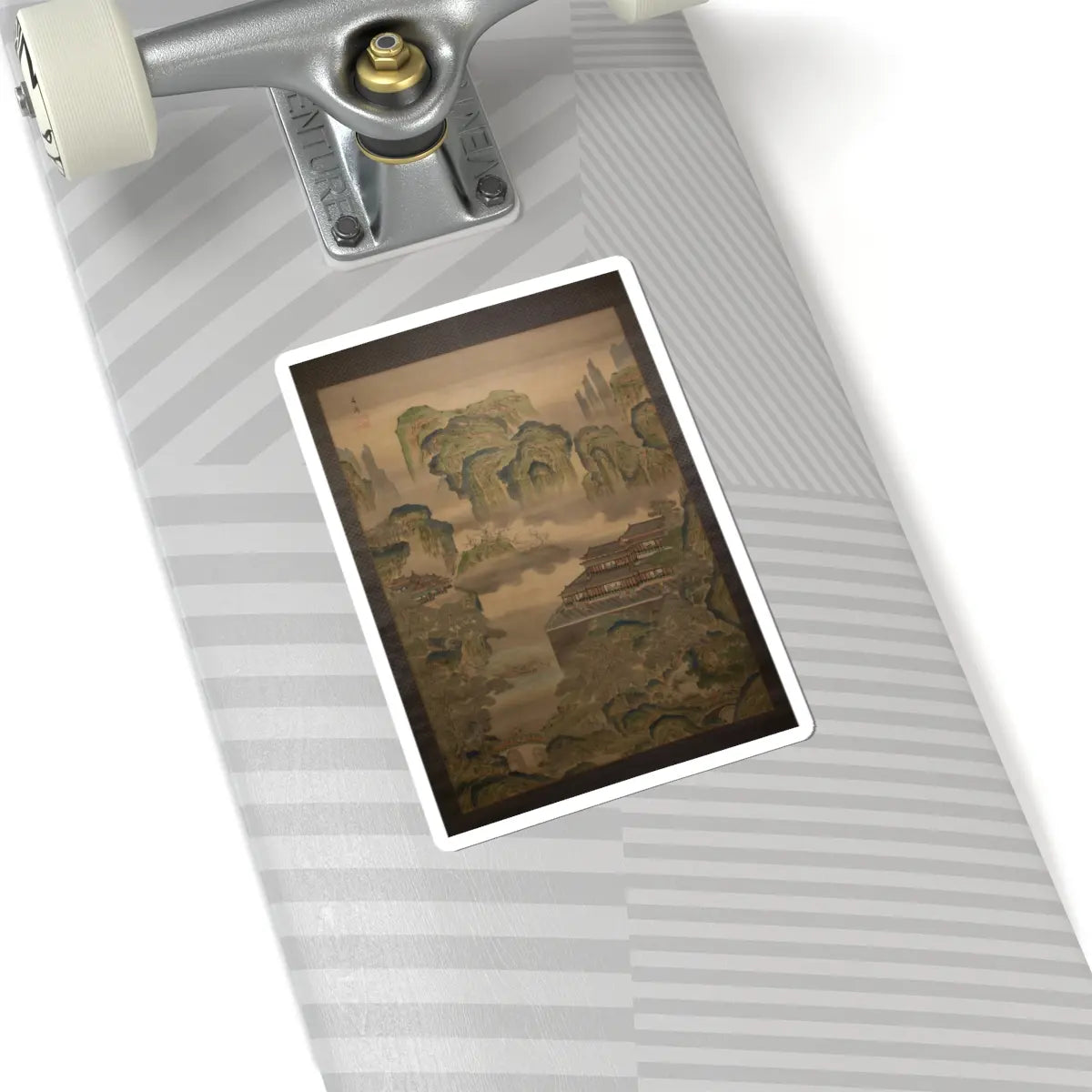Tani Bunchō - Palace Landscape - early 19th century v1 - STICKER Vinyl Kiss-Cut Decal
