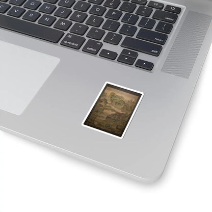 Tani Bunchō - Palace Landscape - early 19th century v1 - STICKER Vinyl Kiss-Cut Decal