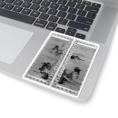 Tani Bunchō - River Gorge with Waterfall - unknown v2 - STICKER Vinyl Kiss-Cut Decal